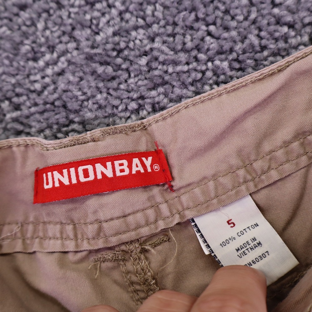 Unionbay Cargo Shorts Womens 5 Tan Khaki Cotton Pockets Casual Outdoor Hiking - Picture 5 of 7